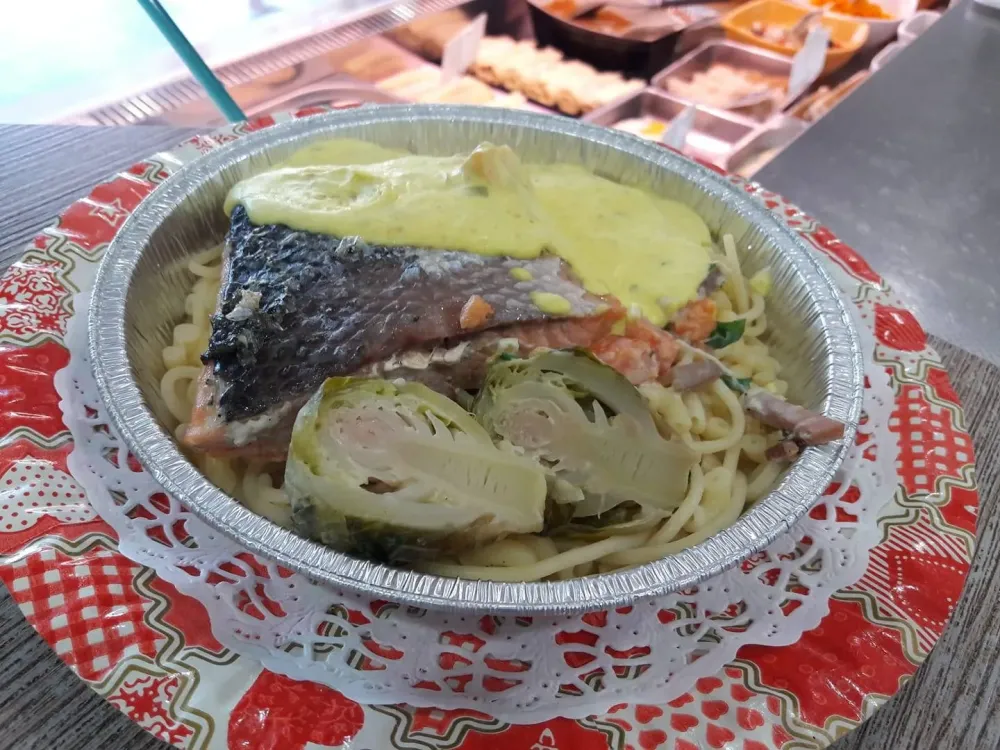 saumon en sauce